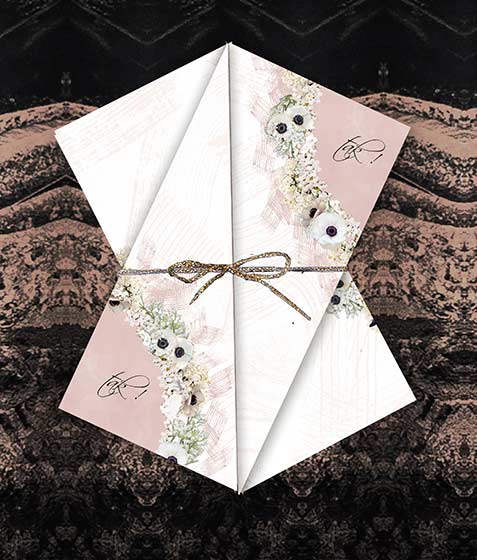 Zaproszenie Ślub Rozeta 1