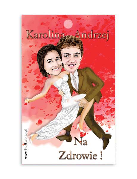 Zawieszka Ślub Taniec 3 (kpl 12 szt.) Biały