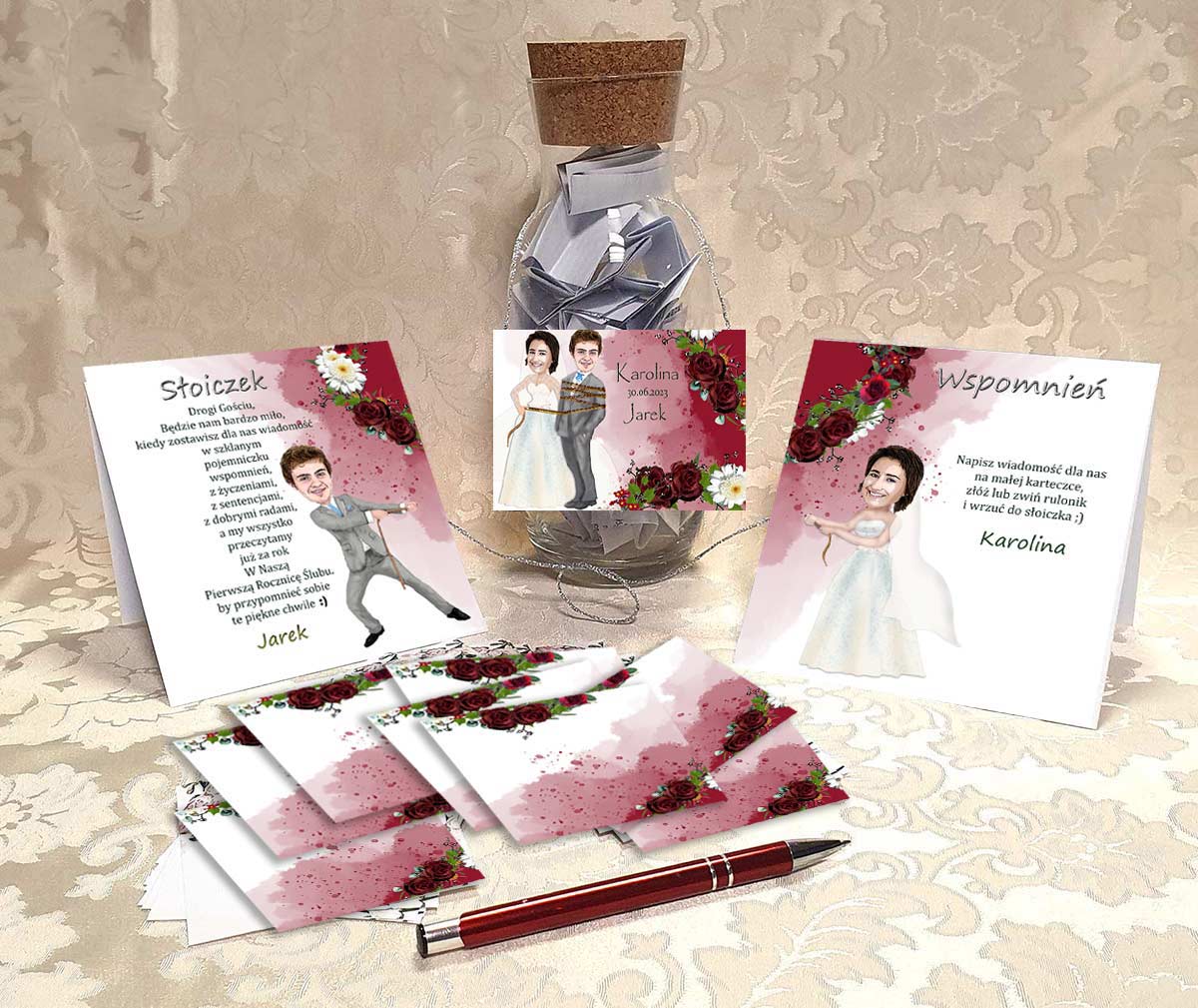 Księga gości Ślub Słoik Wspomnień 1 (80 kartek)     