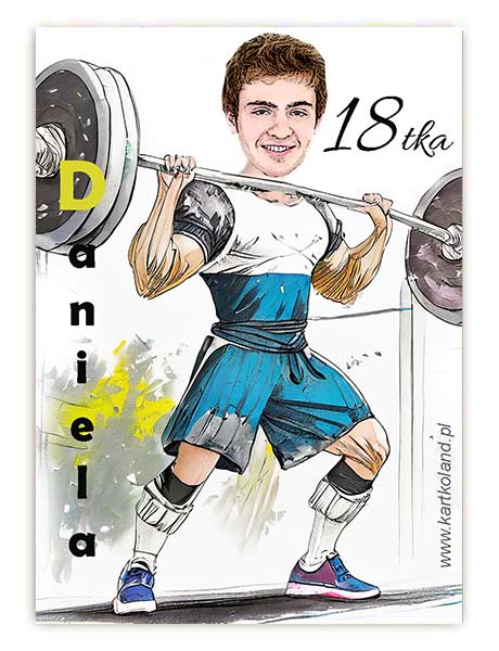 Naklejka Urodziny Siłacz 2 (kpl 12 szt.)  