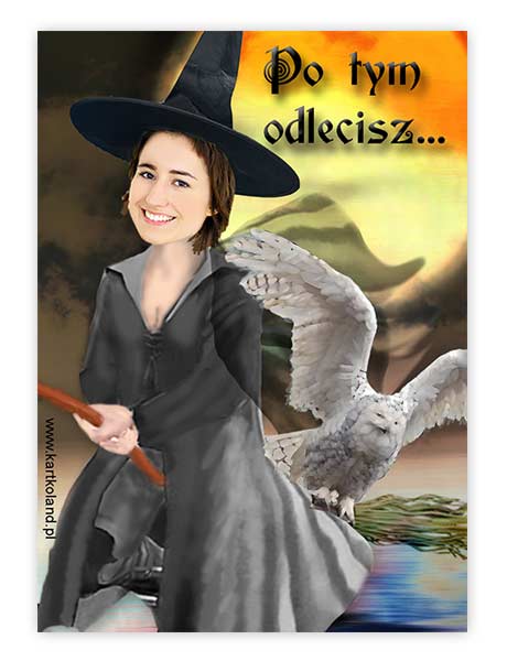 Naklejka Urodziny Wiedźma 1 (kpl 12 szt.)      