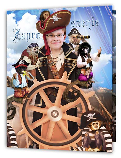 Zaproszenie Urodziny Pirat 2