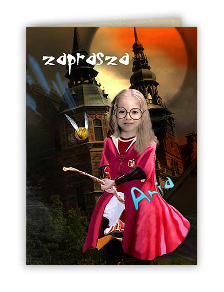 Zaproszenie Urodziny Harry 1