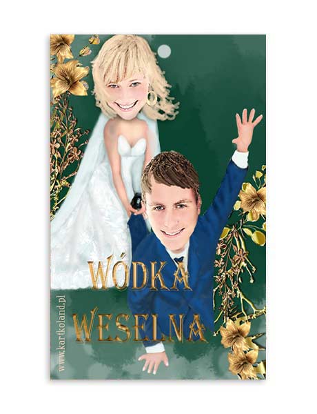 Zawieszka Ślub Noga 8 (kpl 12 szt.) 