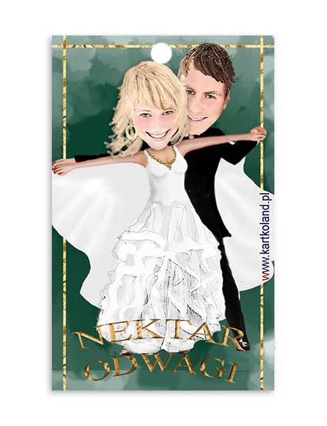 Zawieszka Ślub Tytanik 2 (kpl 12 szt.)   