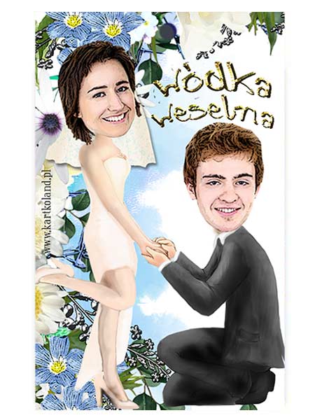 Zawieszka Ślub Zaręczyny 3 (kpl 12 szt.) Biały