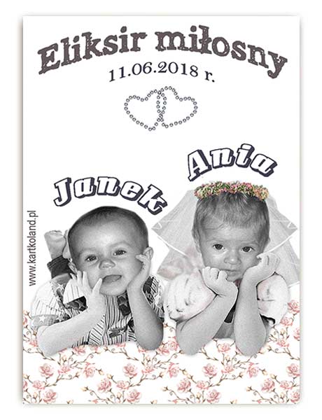 Naklejka Ślub Dzieci 4  (kpl 12 szt.)   