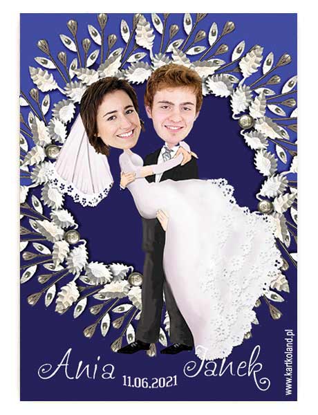 Naklejka Ślub Na rączki 2 (kpl 12 szt.)    