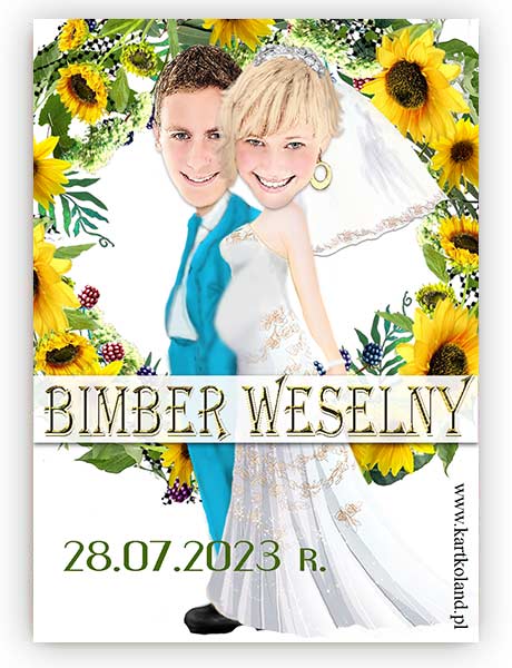 Naklejka Ślub Idziemy 1 (kpl 12 szt.)    