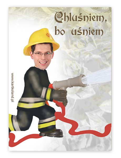 Naklejka Urodziny Strażak 2 (kpl 12 szt.)     