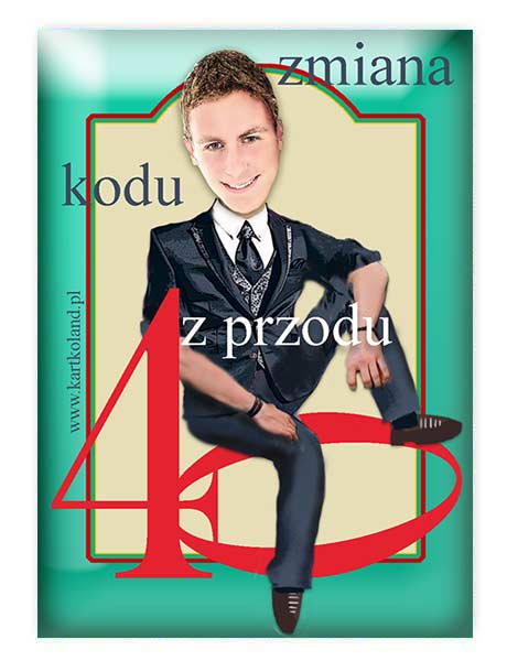 Naklejka Urodziny Siedzę 3 (kpl 12 szt.)    