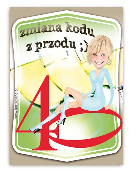 Naklejka Urodziny Siedzę 2 (kpl 12 szt.)      