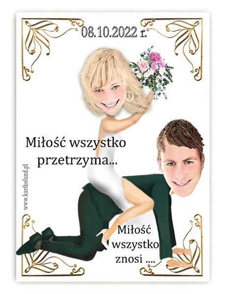 Naklejka Ślub Akcja 3  (kpl 12 szt.)  