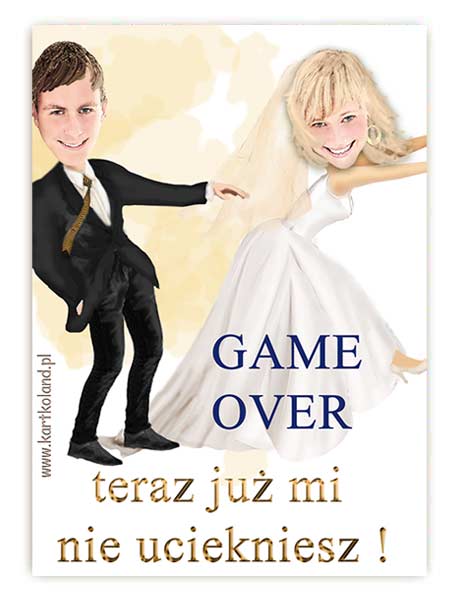 Naklejka Ślub Akcja 8  (kpl 12 szt.) 