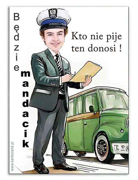 Naklejka Urodziny Mandat 1 (kpl 12 szt.)      Zielony