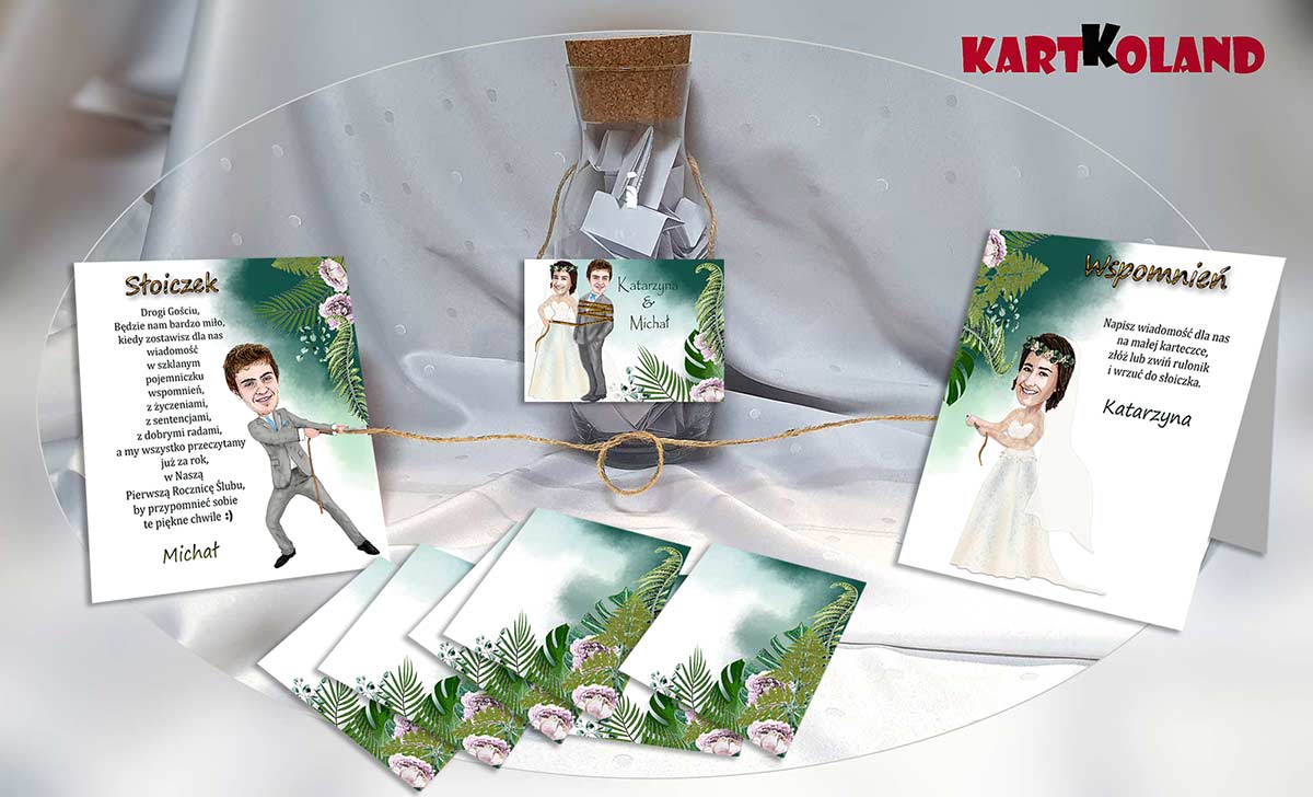 Księga gości Ślub Słoik Wspomnień 14 (80 kartek)