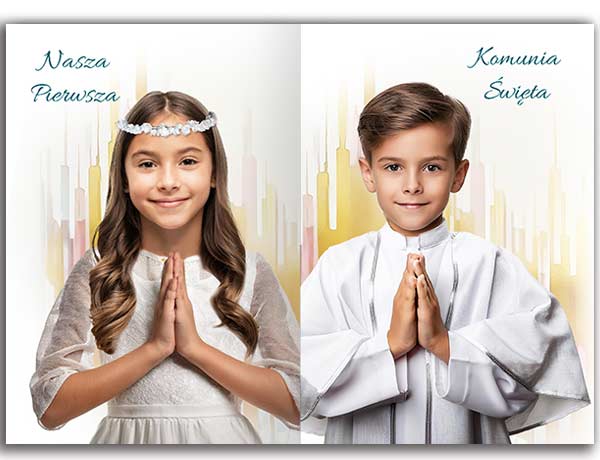 Zaproszenie Komunijne Wrota 1 dla Dwójki 