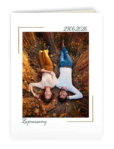 Zaproszenie Ślub Classic 2