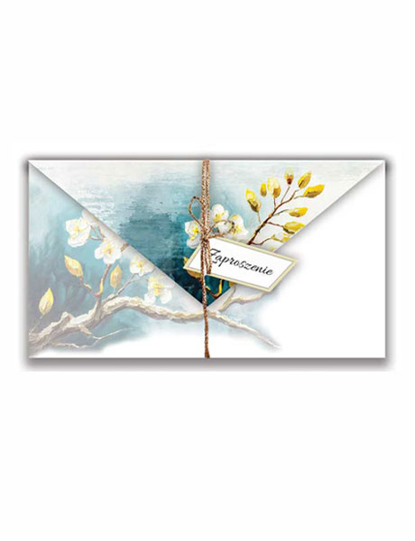 Zaproszenie Komunia Fold Malarska Jabłoń