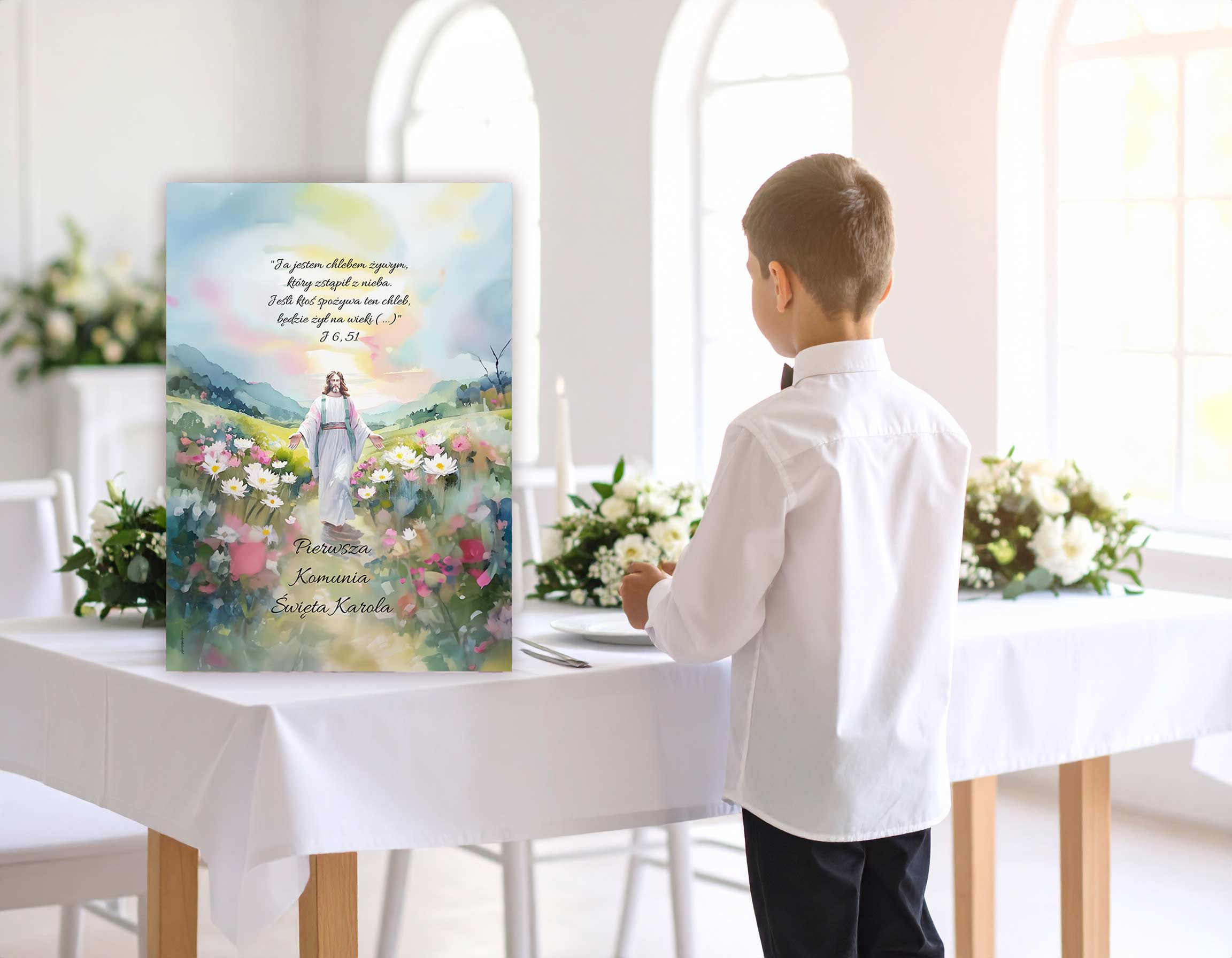Plakat komunijny 5