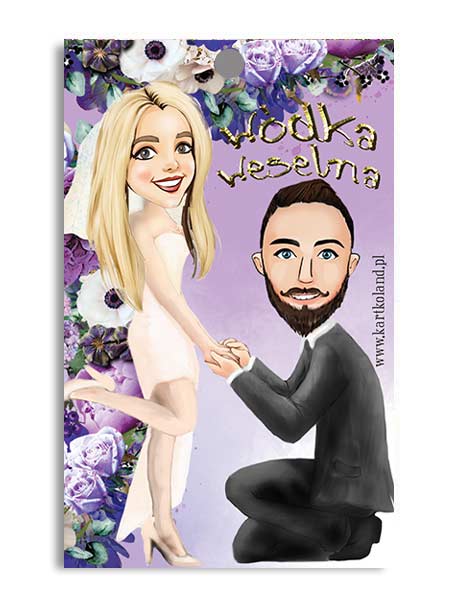 Zawieszka Ślub Zaręczyny 4 (kpl 12 szt.) 