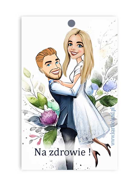 Zawieszka Ślub Na rączki 6 (kpl 12 szt.) 