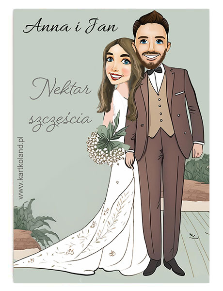 Naklejka Ślub Parka 4 (kpl 12 szt.)    