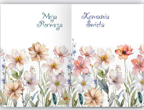 Zaproszenie Komunijne Wrota 7