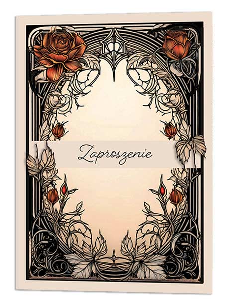 Zaproszenie Ślub1 Gotic1