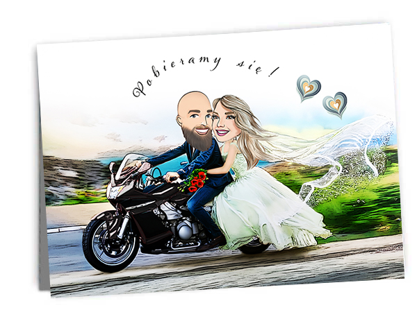 Zaproszenie Ślub1 Motor 4