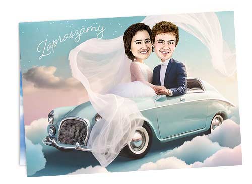 Zaproszenie Ślub1 Auto 1